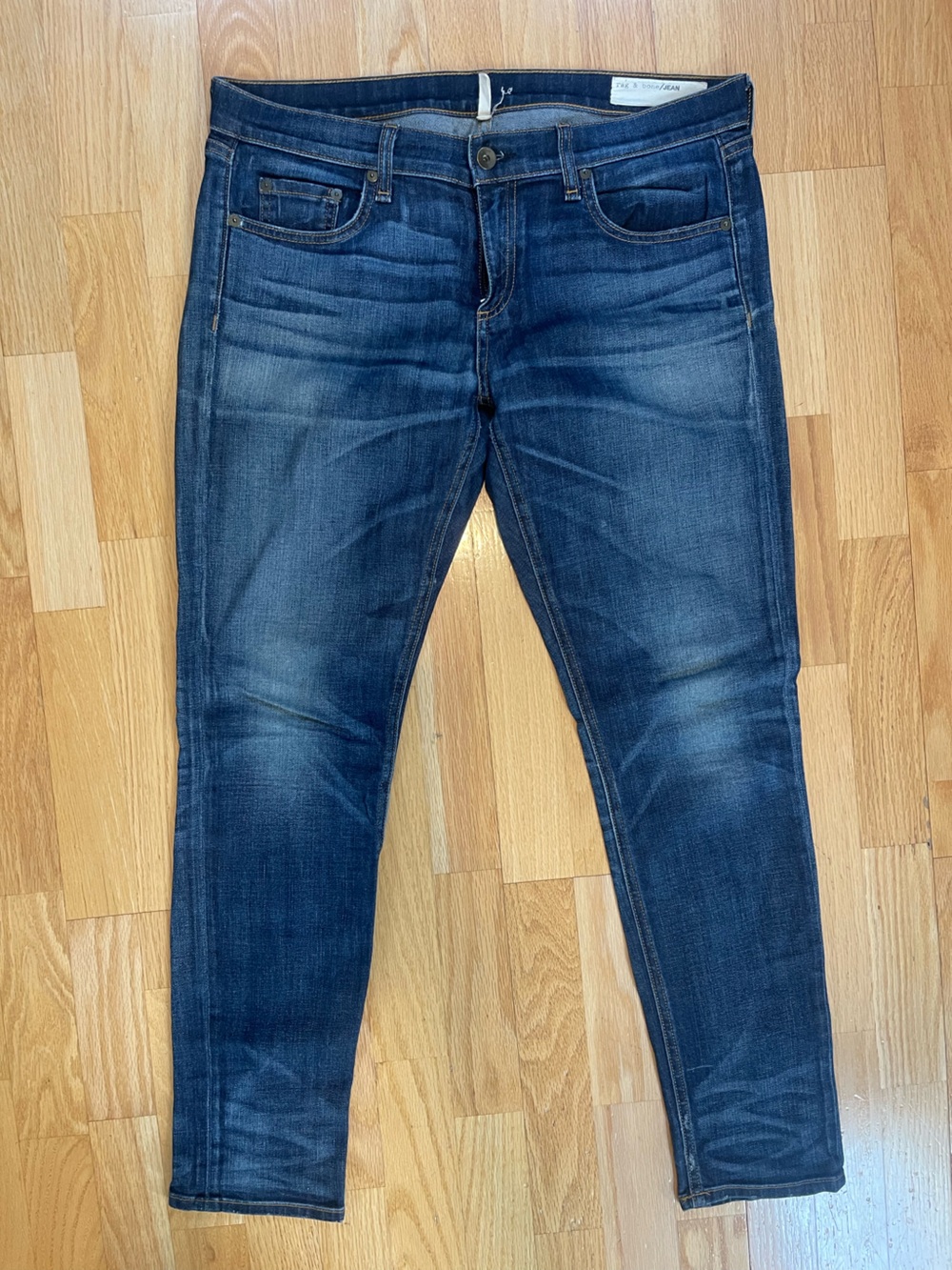 rag & bone Women’s Indigo Slim Straight Jeans